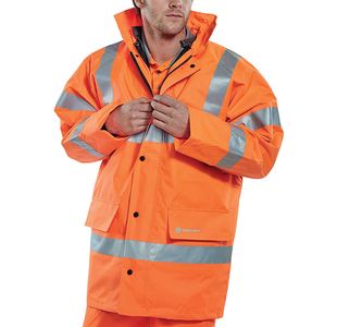 4 In 1 Jacket/Bodywarmer Orange 3Xl