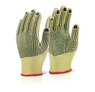 Reinforced Gloves 1Pr M/W Dotted 8