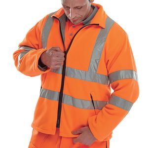 Carnoustie Fleece Jacket Orange Xl