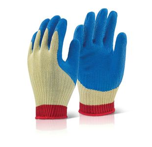 Reinforced Latex Gloves Blue S 1 Pr