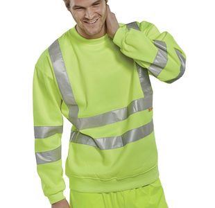 Beeswift Hi Vis Sweatshirt Sylw M