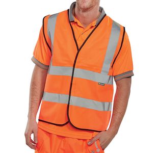 Hi Vis Waistcoat App G Orange 4Xl