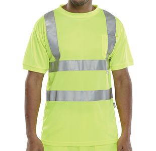 Crew Neck T-Shirt Syellow M