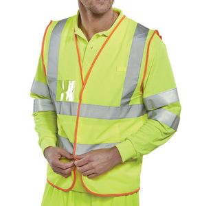 Bsafe Mpps Hi Vis Vest Syellow 2Xl