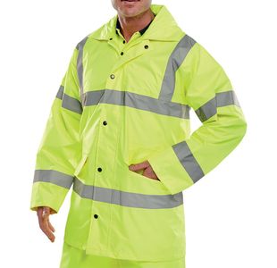 Hi Vis En471 Jacket Saturn Ylw L