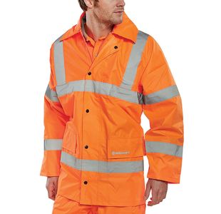 Hi Vis En471 Jacket Orange 3Xl