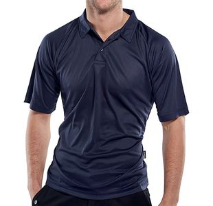 B-Cool Short Sleeve Polo Navy L
