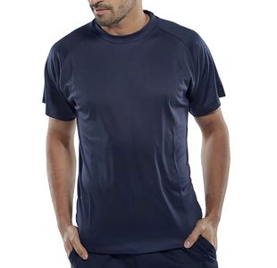 Beeswift T-Shirt Navy Size Medium