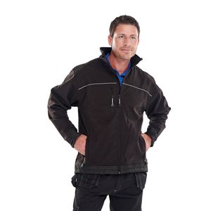 Beeswift Shell Jkt Tt Black/Gry 5Xl