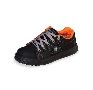 Sneaker Trainer 1Pr S1 Blk/Org 10.5