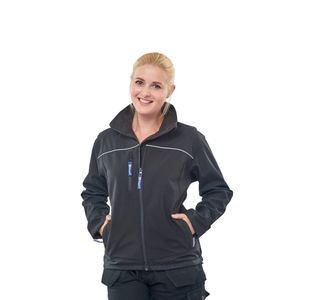 Ladies Soft Shell Jacket Black M