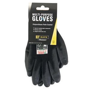 Beeswift Pu Coated Gloves 1Pr Blk Xl