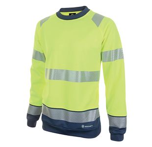 Hi Vis Sweatshirt Syellow/Nblue S