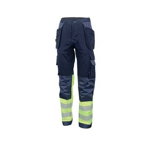 Hi Vis 2Tone Trousers Sylw/Nblu 28R