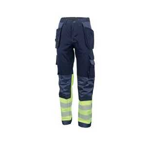Hi Vis 2Tone Trousers Sylw/Nblu 36T