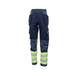 Hi Vis 2Tone Trousers Sylw/Nblu 42T
