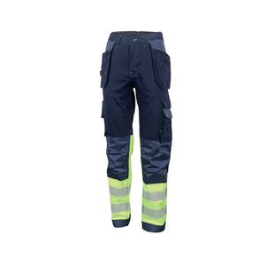 Hi Vis 2Tone Trousers Sylw/Nblu 44T
