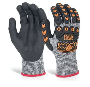 Nitrile Palm Coated Glvs 1Pr Grey Xl