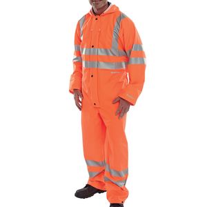 Beeswift Bseen Pu Coverall Org L
