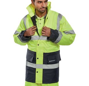 Fleece Lnd Traf Jacket Sylw/Nvy 5Xl