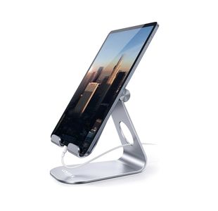 Large Tab/Phone Stand 4-13In Silver