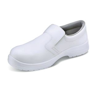 Micro-Fibre S2 Slipon Shoe 1Pr Wht 7