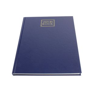 Collins Visitors Book Plain 192