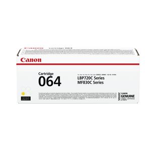 Canon 064 Toner Cartridge Yellow