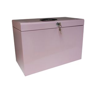 Cathedral File Box + 5 Files Fc Pink