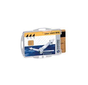 Durable Dual Sec Card Holder Pk50