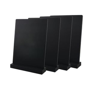 A5 Countertop Chalkboard Blk Pk4