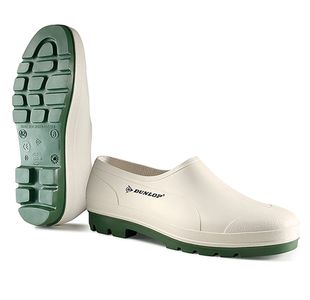 Dunlop Wellie Wpf Shoe 1Pr Wht 10.5
