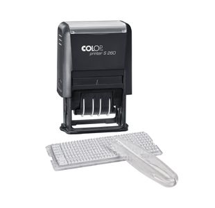 Colop Pntr S260 Text Date Stamp Blk