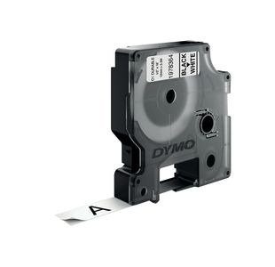 Dymo D1 Label Tape 12Mmx5.5M Blk/Wht