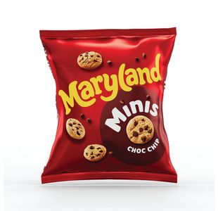 Mini Choc Chip Cookies Bag 40G Pk48