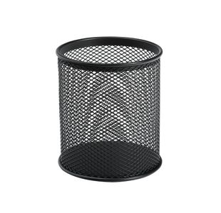 Wire Mesh Pen Pot Diameter 80Mm Blk