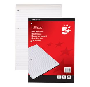 Refill Pad Rld Pch 160Pg A4 Red Pk10