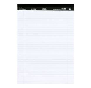 Executive Pad Rld 100Pg A4 Wht Pk10