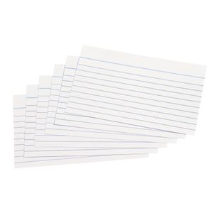 Record Cards Rld 5X3In Wht Pk100