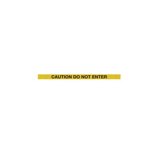 Black Post Do Not Enter Ylw/Blk Pk2