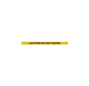 Red Post Do Not Enter Ylw/Blk Pk2