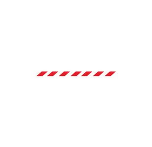 Yellow Post + Red/Wht Belt 3.4M Pk2