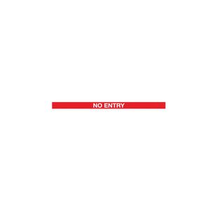 Red Post No Entry Red/White 3.4M Pk2