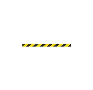 Twin Yellow Post Ylw/Blk Belt Pk2