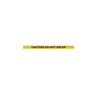 Twin Rd Post Do Not Enter Ylw/Blk P2