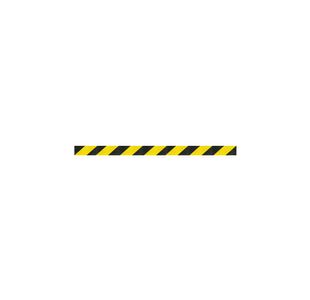 Barrier Blk With Ylw/Blk Belt 23M