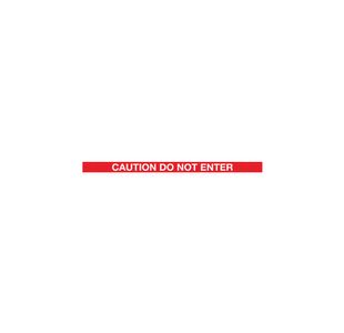 Black Body Caution Do Not Enter Rd