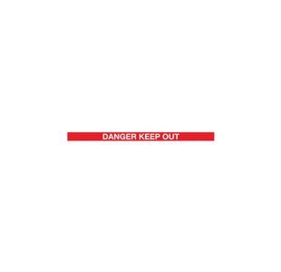 Barrier Blk Danger Red/Wht Belt 10.6