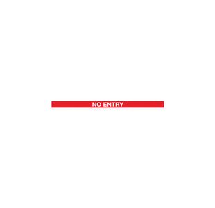 Barrier Blk No Entry Red/Wht 10.6M