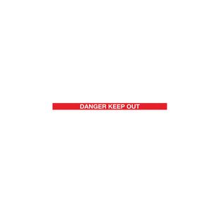 Barrier Ylw With Danger Red/Wht Belt